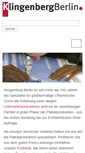 Mobile Screenshot of klingenberg-plakat.de